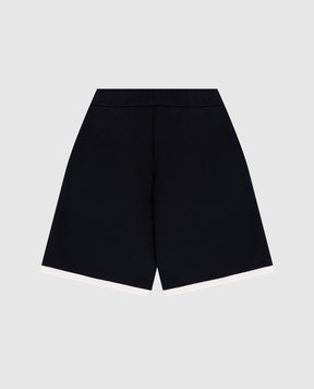 Moncler ENFANT Дитячі сині шорти з логотипом L19548H0000289AKM1214