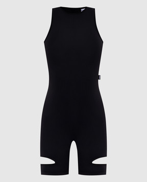 Vetements Черный комбинезон с логотипом WE76BD466B