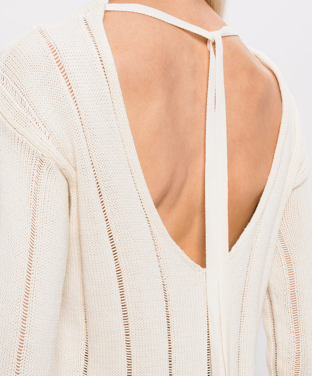 Ann Demeulemeester Джемпер Nese кольору айворі з кашеміром B0014316KN085 зображення 5
