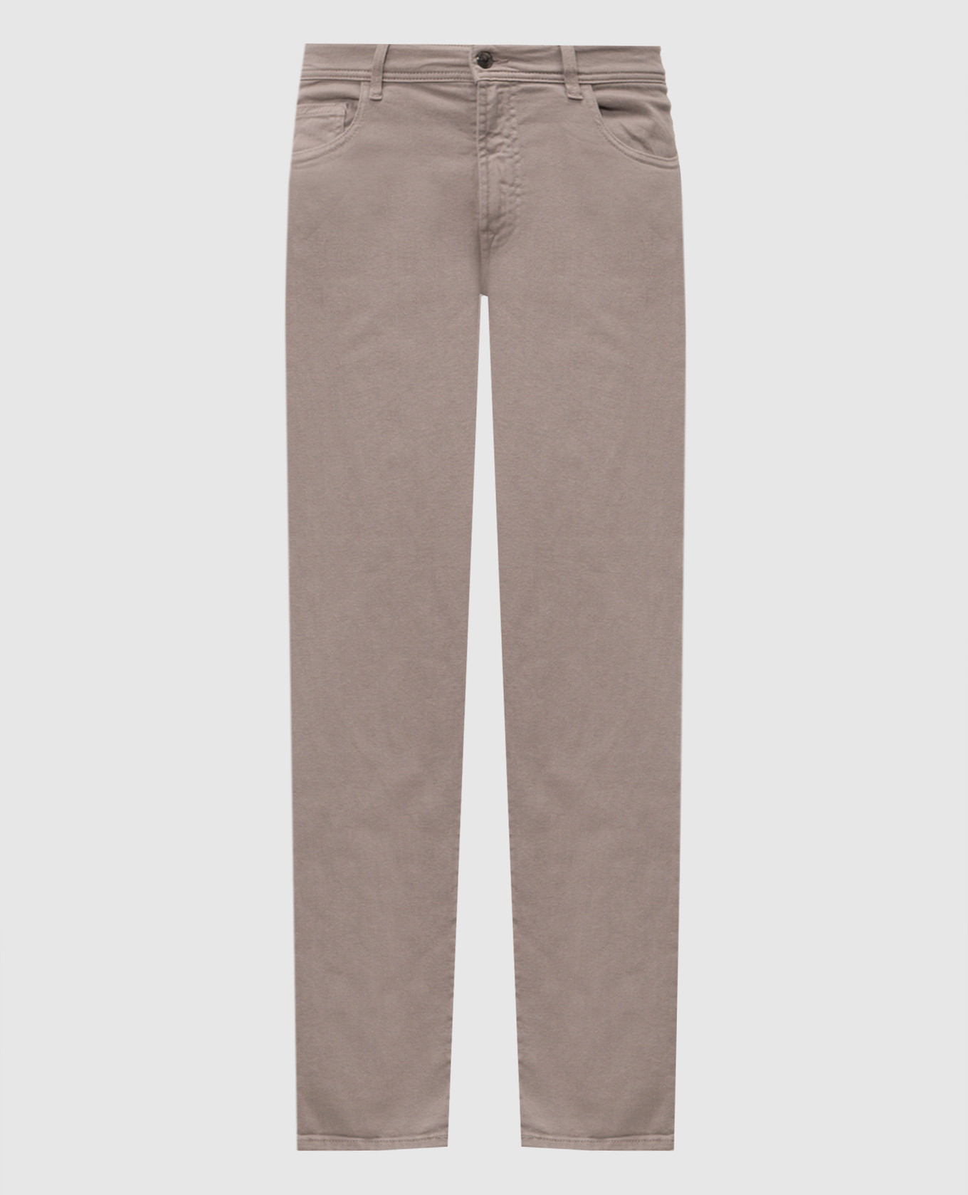 Серые джинсы с логотип патч