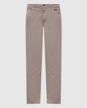 Canali Сірі джинси з патчем логотипа PD0163791729