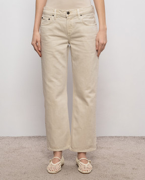 CITIZENS OF HUMANITY Бежеві джинси Faye з патчем логотипа 22811248