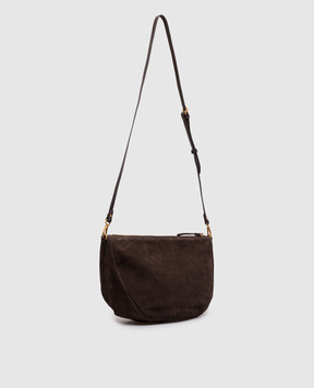 Gianni Chiarini Коричнева замшева сумка крос-боді Cleo BS12691CMPL