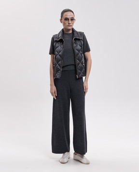 Max Mara Weekend Серые штаны ZINCO из шерсти и кашемира WKDZINCO