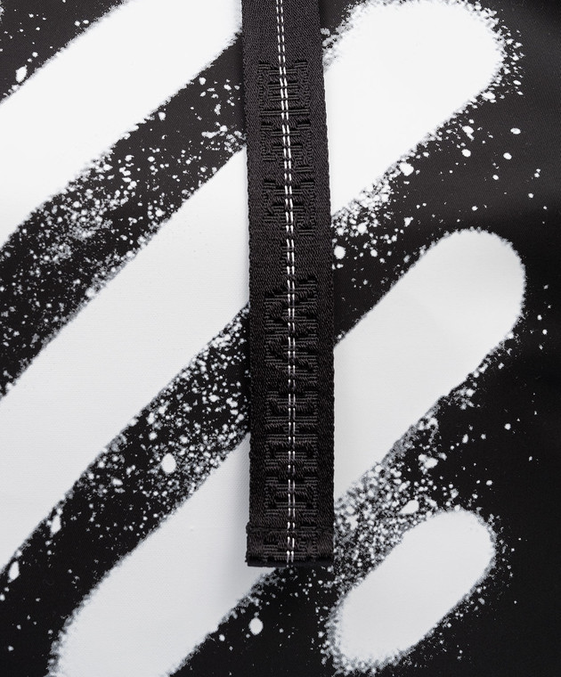 Off-White Чорна сумка Diag Spray з логотипом OMNA20JF25FAB001 зображення 4