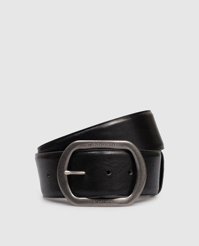 Max Mara Weekend Чорний шкіряний паяс CLAVIER CLAVIER