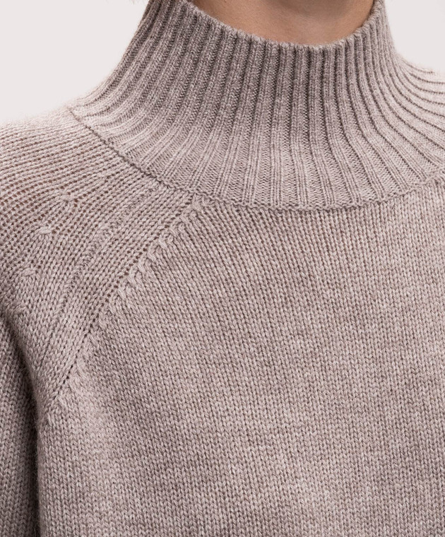 Allude Бежевий светр з вовни та кашеміру 26517104 зображення 5