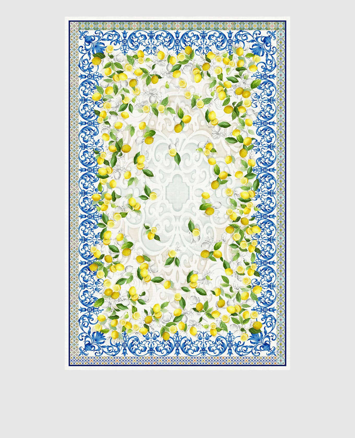 

Белая скатерть Cetara из льна, Белый, Скатерти