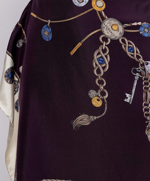 Versace Спідниця кольору айворі в принт Stolen Jewels 10258201A18636 зображення 5
