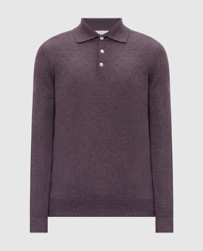 Brunello Cucinelli Фиолетовое поло из кашемира M2200295