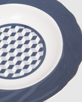 Baci Milano Біла порцелянова тарілка для супа Versailles PLA2VER01