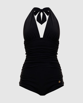 Dolce&Gabbana Чорний купальник з логотипом O9A06JONO12