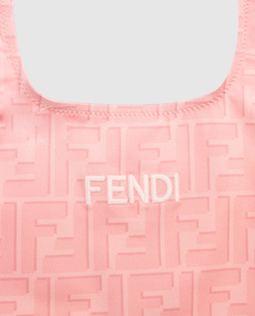 Fendi Дитячий рожевий купальник в принт монограми JFM046AY8I