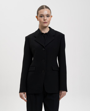 The Row Чорний жакет Fontana з вовни 10475W2893