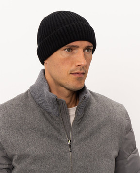 Doriani Cashmere Черная шапка из кашемира 142B10