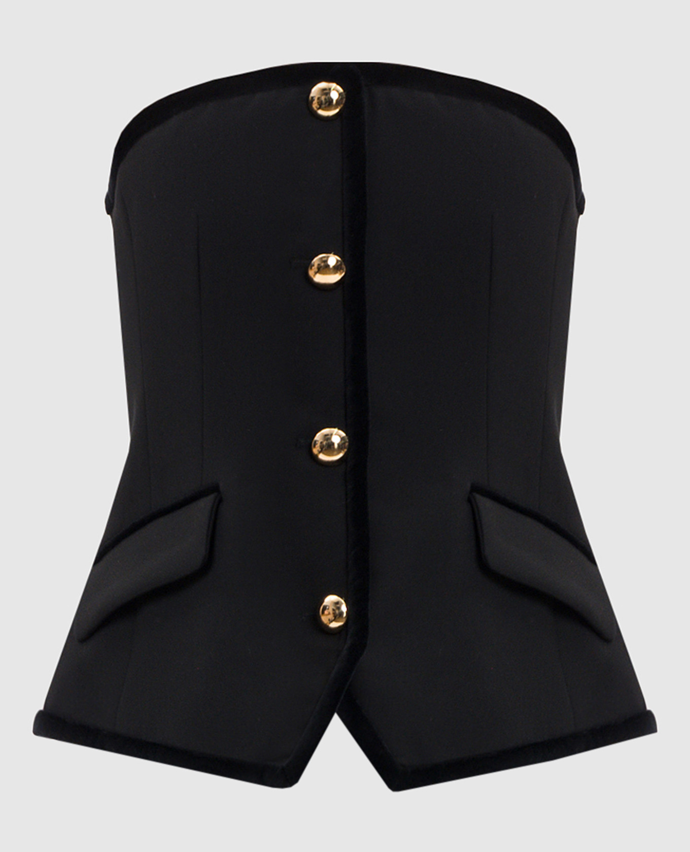 

Черный корсетный топ Cambrie, Топы