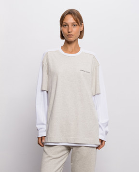 Off-White Лонгслив с принтом логотипа 2FB00565T