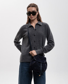 Gianni Chiarini Синій замшевий рюкзак Violette BS12238CMPL