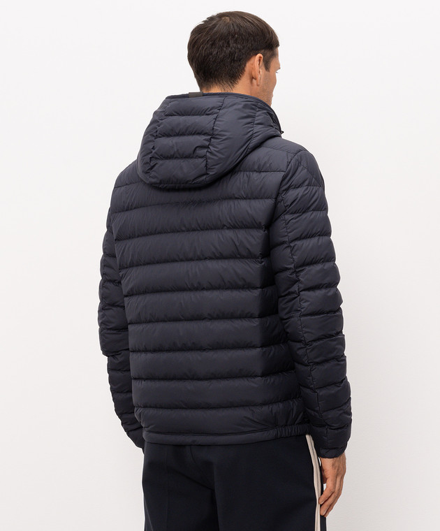 Moncler Синяя пуховая куртка Solienn L20911A00099597X2 изображение 4