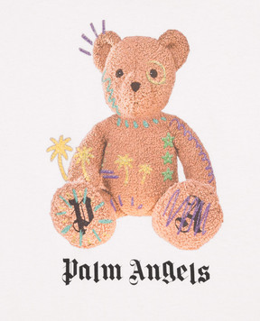 Palm Angels Дитяча рожева футболка з брендовим принтом F6PAJGTH079