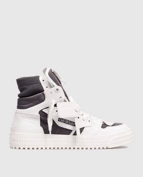 Off-White Білі комбіновані хайтопи 3.0 Off-Court OMIA065F25LEA001