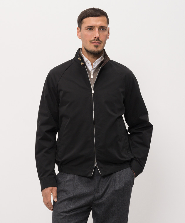 Brunello Cucinelli Чорна куртка MY4196583 зображення 3