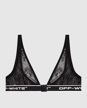 Off-White Черный браслет в кружево OWUB004F25JER001