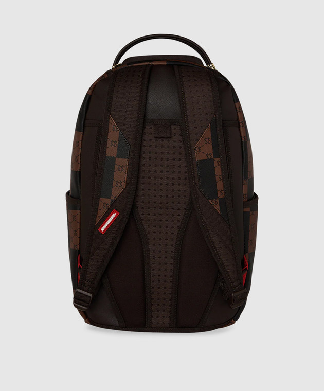 Sprayground Дитячий коричневий рюкзак THAT BIG CHECK SHARK 910B6263NSZ зображення 3