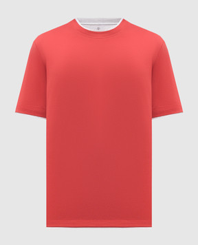 Brunello Cucinelli Красная футболка M0B137427