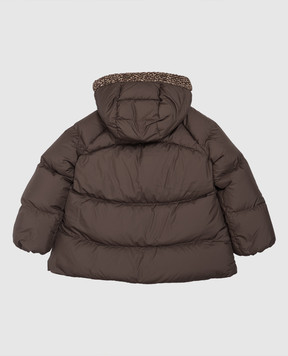 Moncler ENFANT Детский коричневый пуховик Duilla L29541A00102597YW