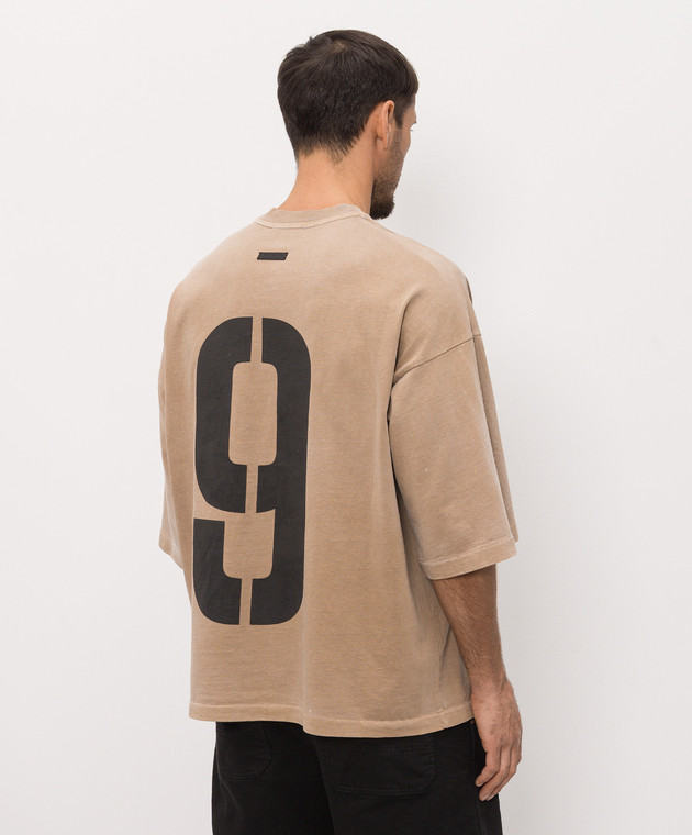 Fear of God Коричневая футболка с принтом логотипа FG9M109964HWJ изображение 4