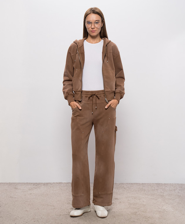 3.1 Phillip Lim Коричневая спортивная куртка F26110423TFT изображение 2