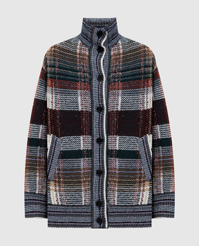 Missoni Кардиган з вовни в клітинку DS25WM1CBC005L