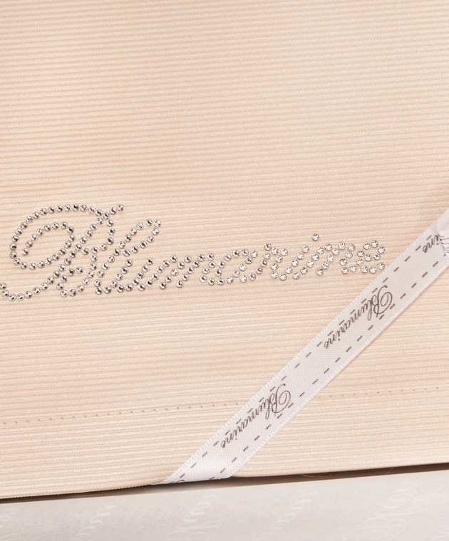 Blumarine Home Ранер бежевого цвета с кристаллами W0200250033 изображение 3