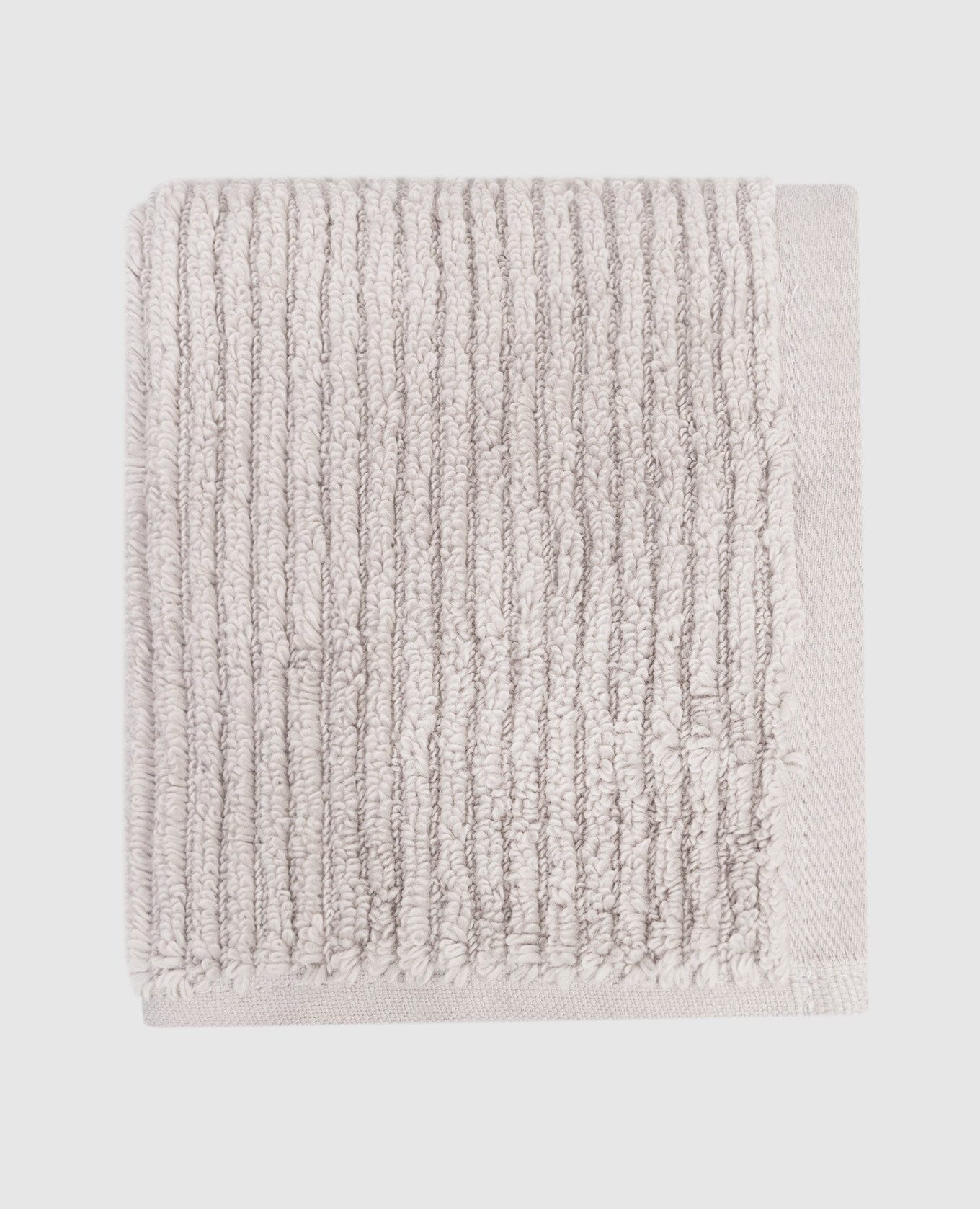 Серое махровое полотенце Slim 40х30