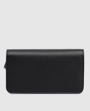 Orciani Чорний шкіряний гаманець SU0125MIC