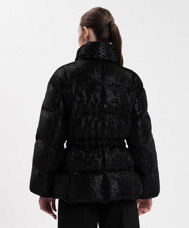 Moncler Чорний пуховик Mouettes L20931A0024389BKE зображення 4