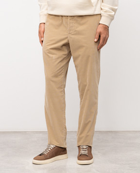 Loro Piana Бежеві вельветові штани Jarno FAQ1953