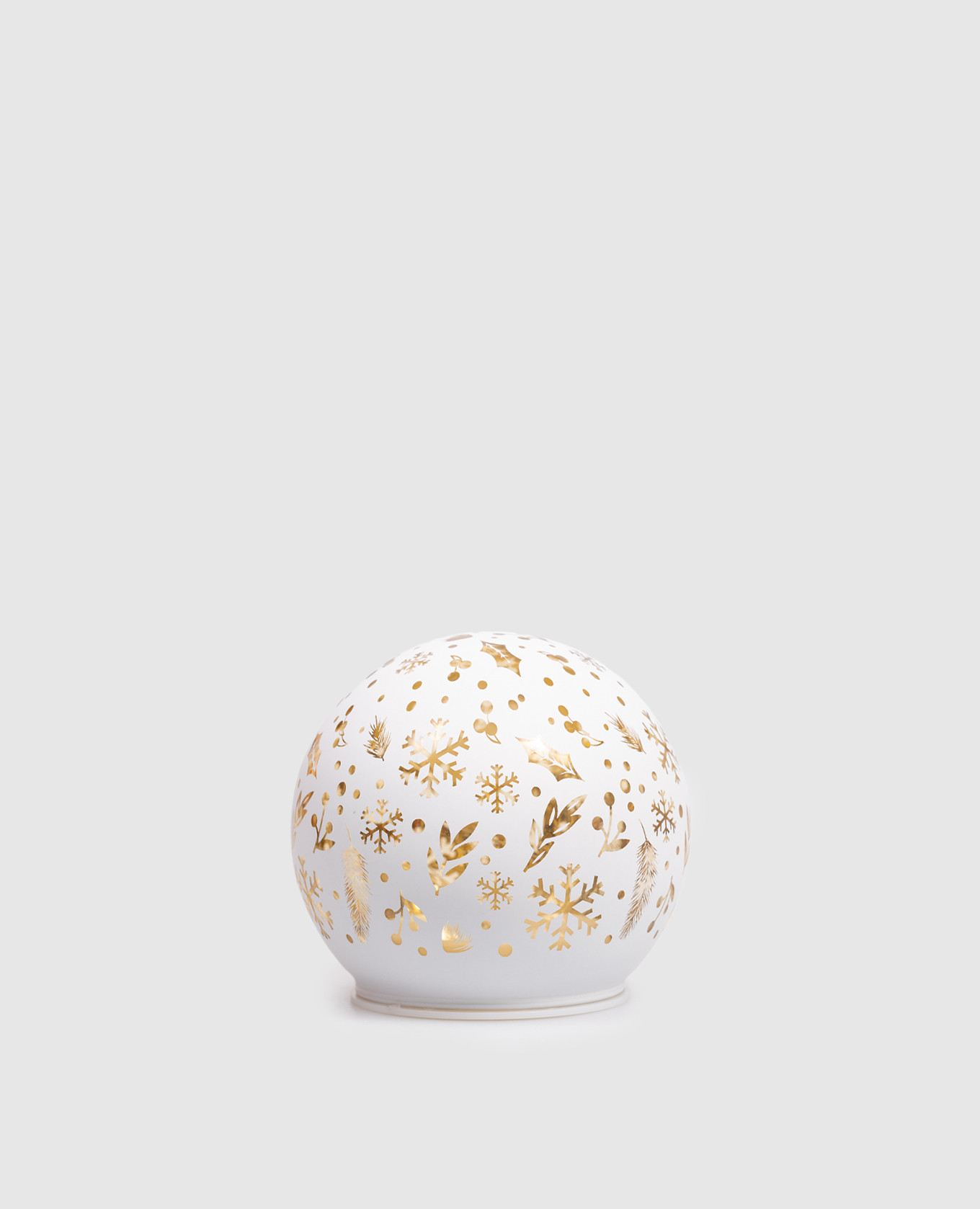 

Белый светодиодный шар, Декор