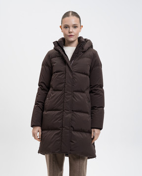 Woolrich Коричневий пуховик Kelly CFWWOU2088FRUT1148