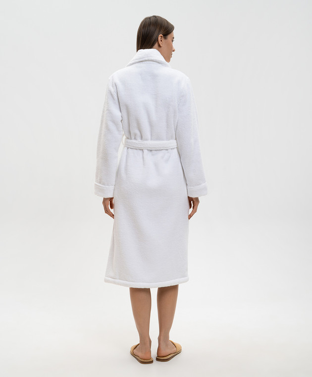 Hamam Белый махровый халат Olympia OLYMPIAORGANICBATHROBE изображение 4
