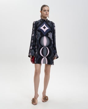 PUCCI Сукня міні із шовку в принт 5URG205U881