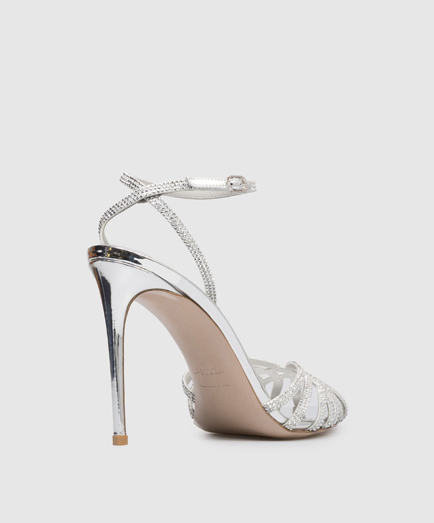 Le Silla шкіряні босоніжки EMBRACE з кристалами 2310B100RCPPMRA зображення 3