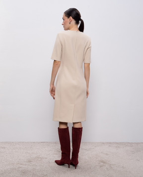 Peserico Бежевое платье M0273101934