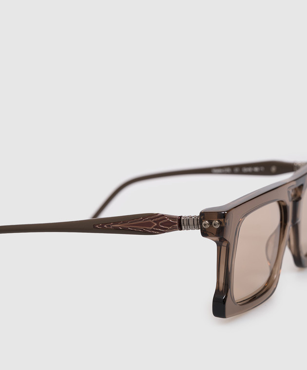 Kuboraum Коричневые солнцезащитные очки D76 KRSD76DT0000002M изображение 4