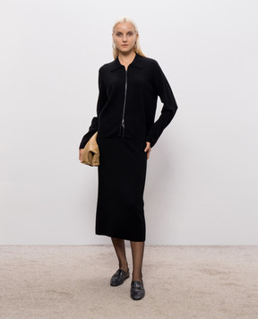 Max Mara Чорний кардиган з вовни MMLSNACK