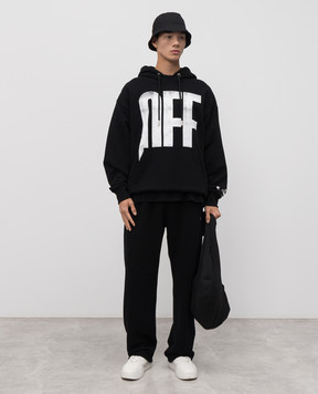 Off-White Чорне худі Big Off 44MBB085F5F00Q