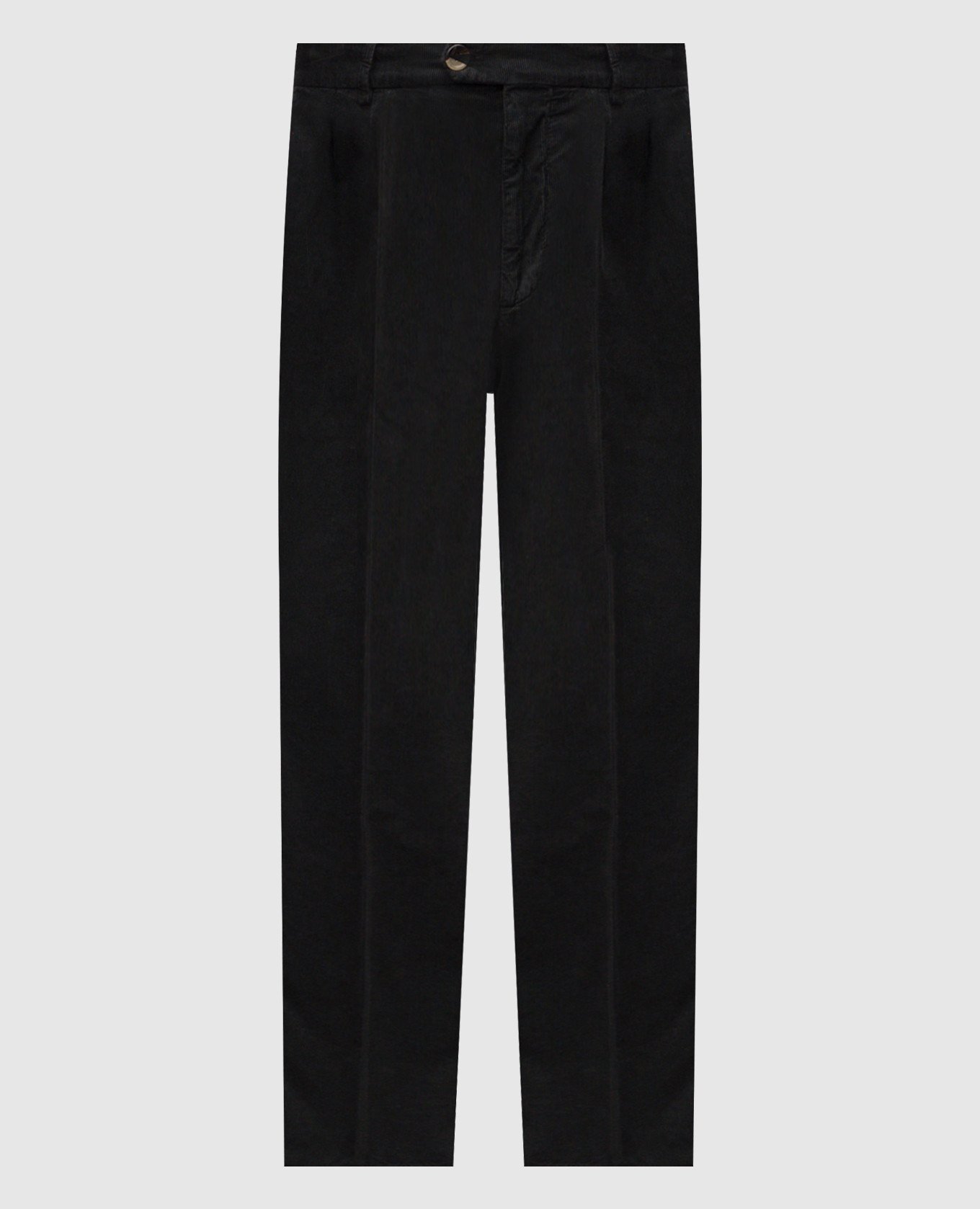 

Коричневые вельветовые брюки, Коричневый, Зауженные брюки