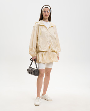 Juun.j Жовта спідниця міні з драпіруванням JW6327W070