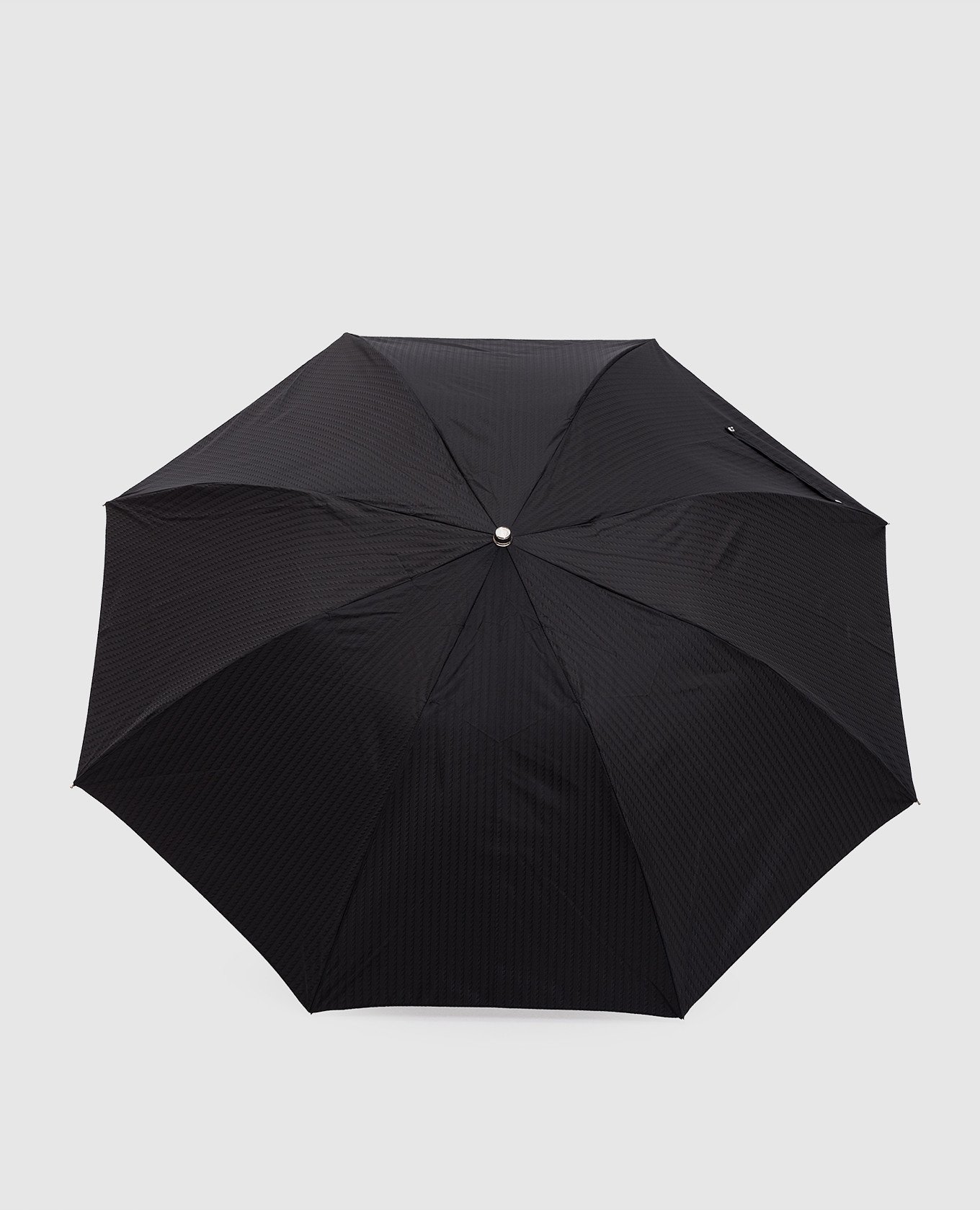 Черный складной зонтик Golf Ball
